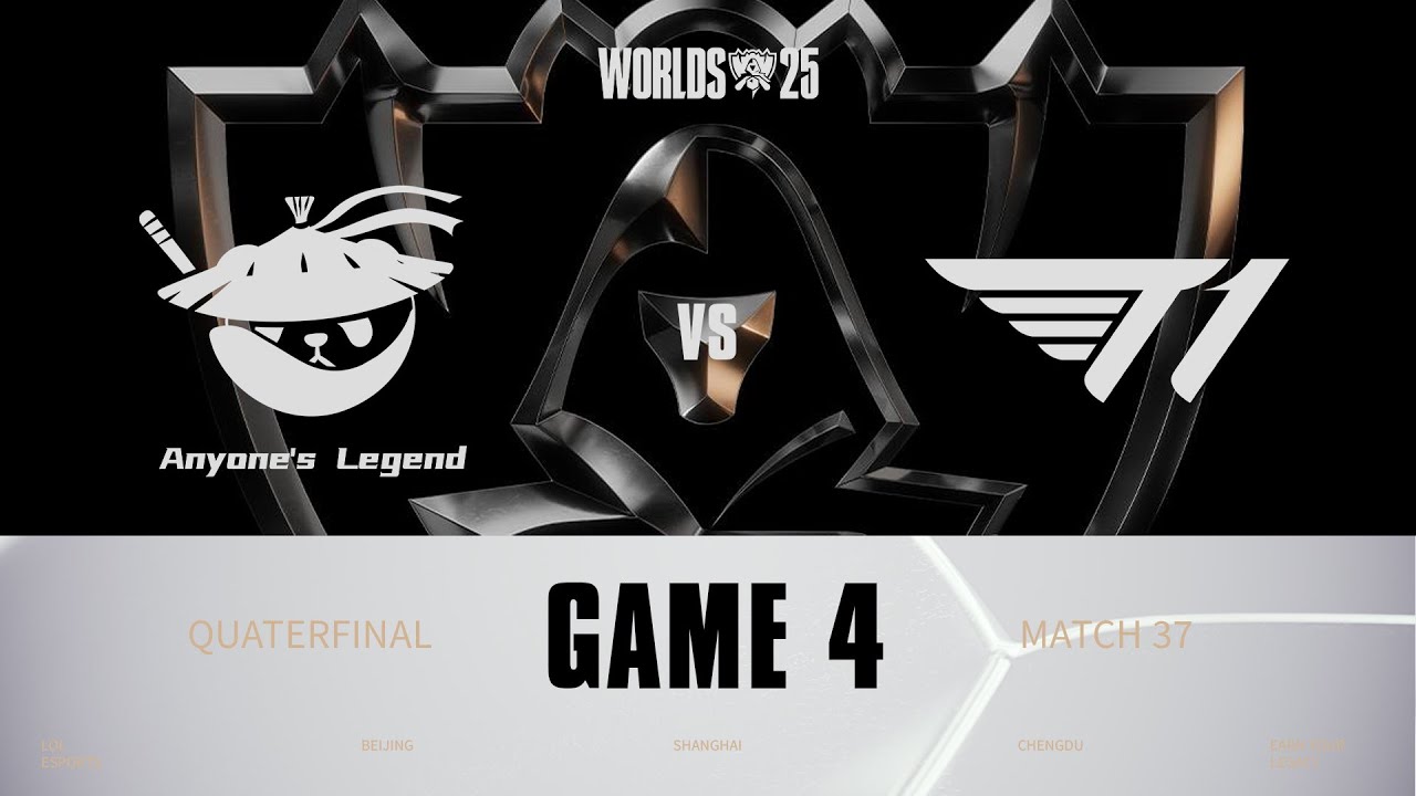 AL vs T1 | Game 4 | WORLDS 2025 | Quaterfinals | Hoàng Luân Co-stream