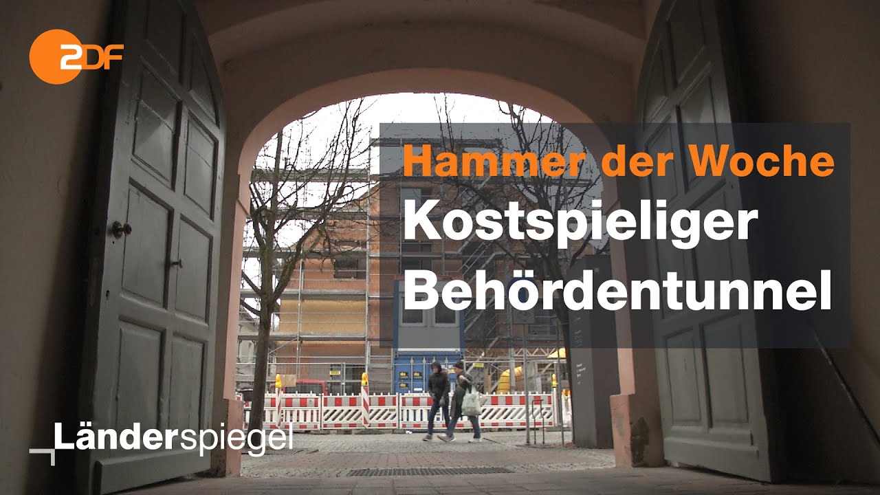 Teurer Tunnel für Erdinger Rathaus - Hammer der Woche vom 25.01.2020 | ZDF