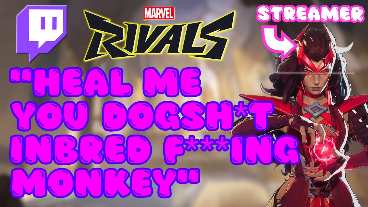 TRASH Toxic Streamer S#!T Talks The Team Live... - Marvel Rivals Competitive Toxicity Pt. 3