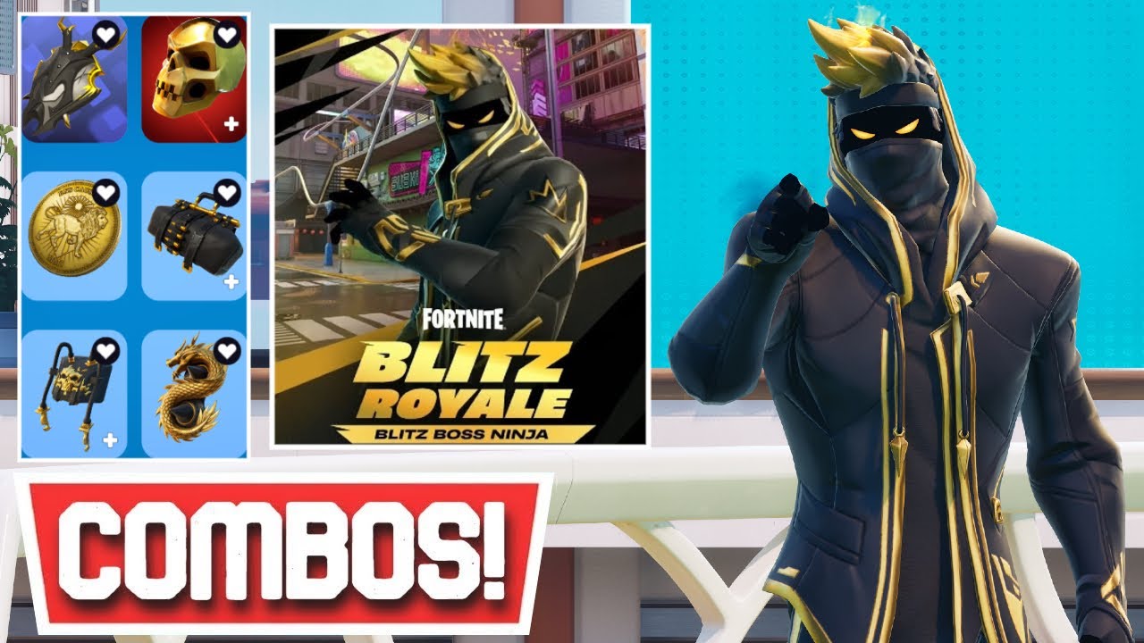 *NEW* BEST NINJA SKIN COMBOS [BLITZ BOSS STYLE]! | Fortnite