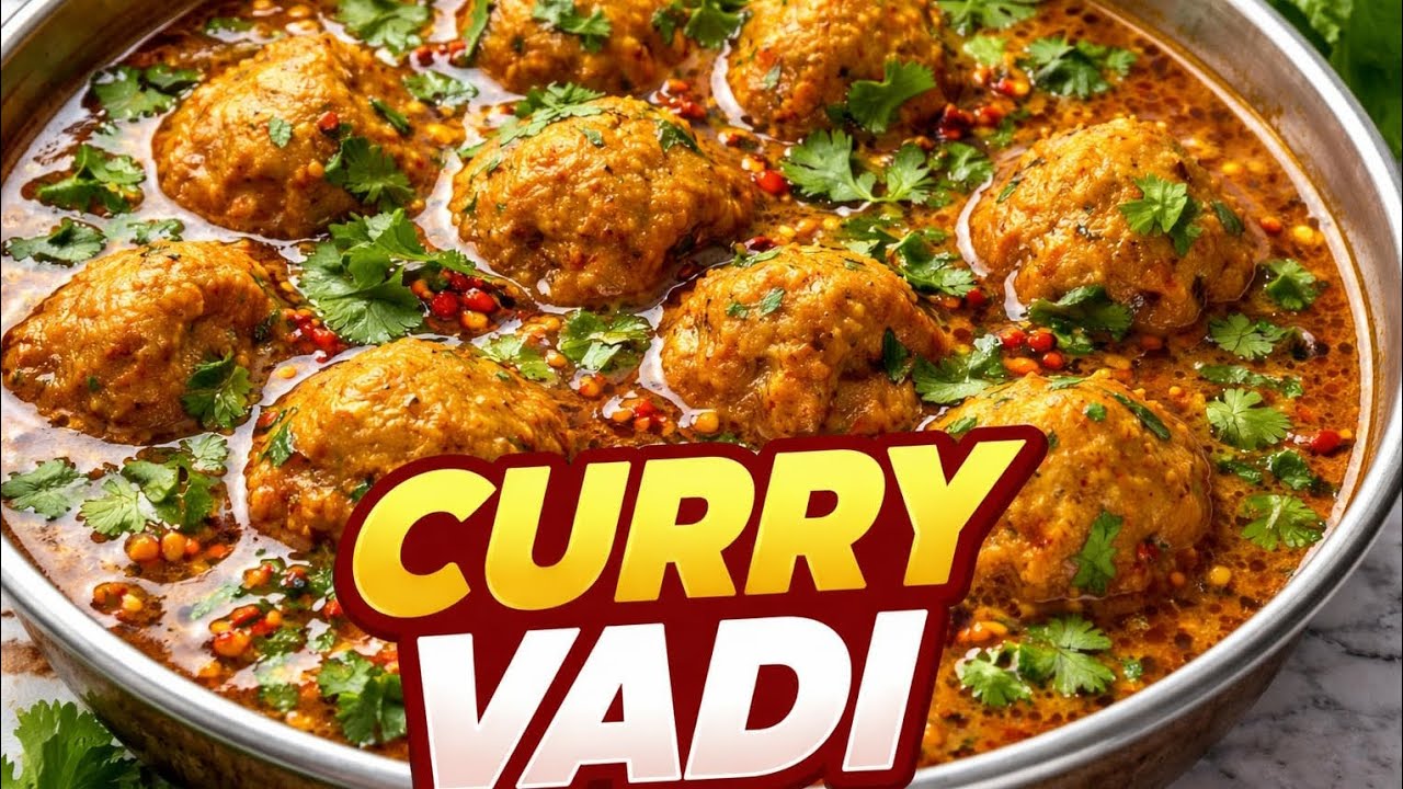 Aaj ka special: Curry Vadi with love ❤️