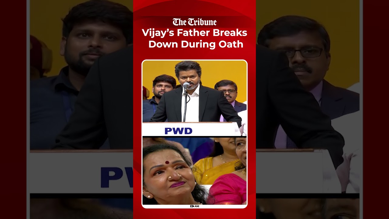 Emotional Moment as Vijay Thalapathy Takes Oath as Tamil Nadu Chief Minister in Chennai