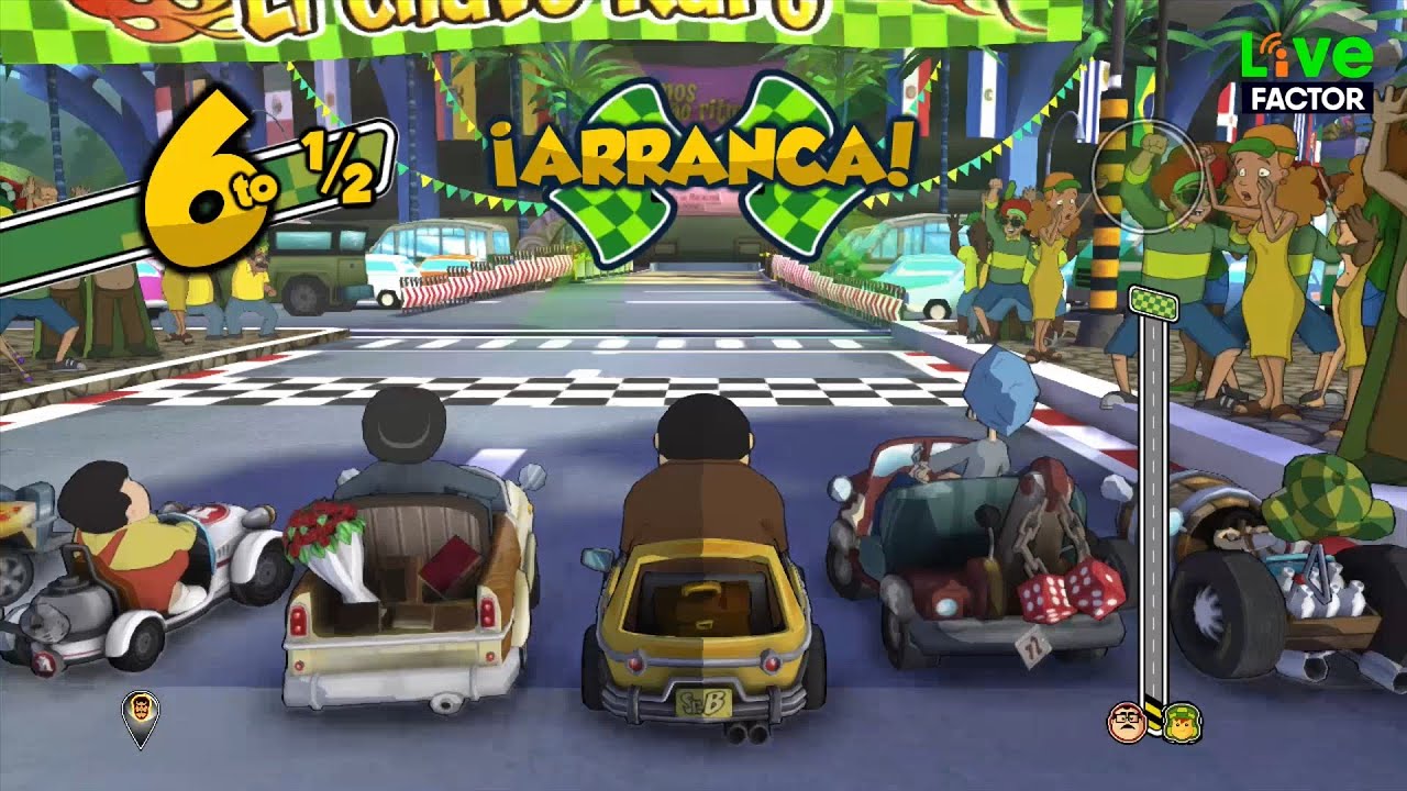 Señor Barriga corriendo en la Copa Don Ramón - El Chavo Kart - #ElChavo