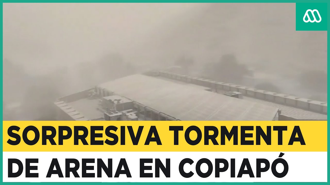 Sorpresiva tormenta de arena en Copiapó: Causó severos daños en histórica locomotora