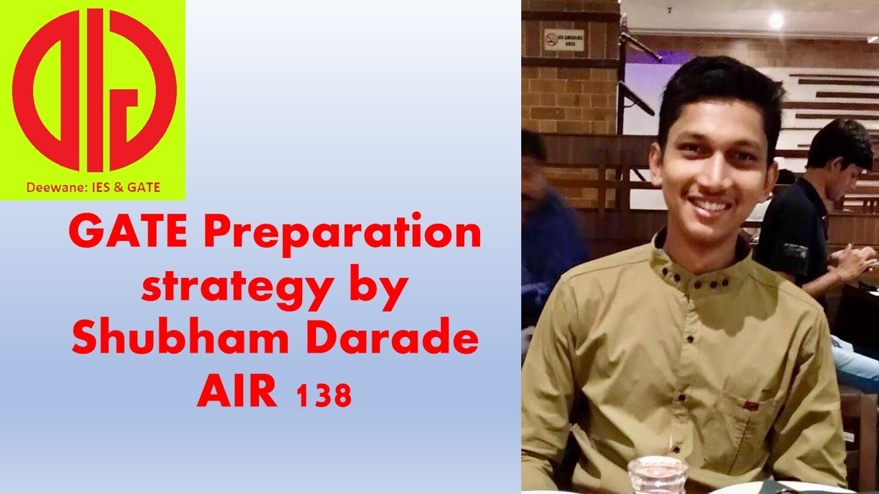 GATE preparation strategy by Shubham Darade AIR 138