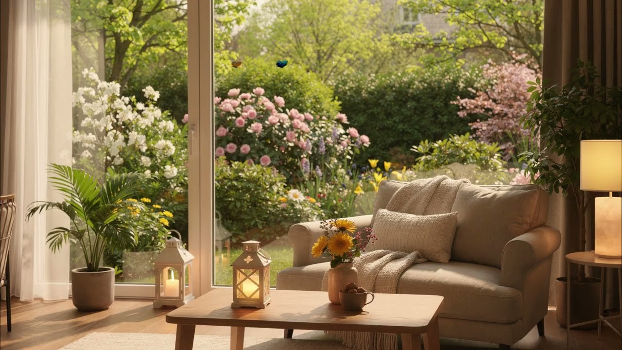 Spring Ambience🌼🕊️ Bird Sounds and Guitar for Journal Slowly and Feel Light