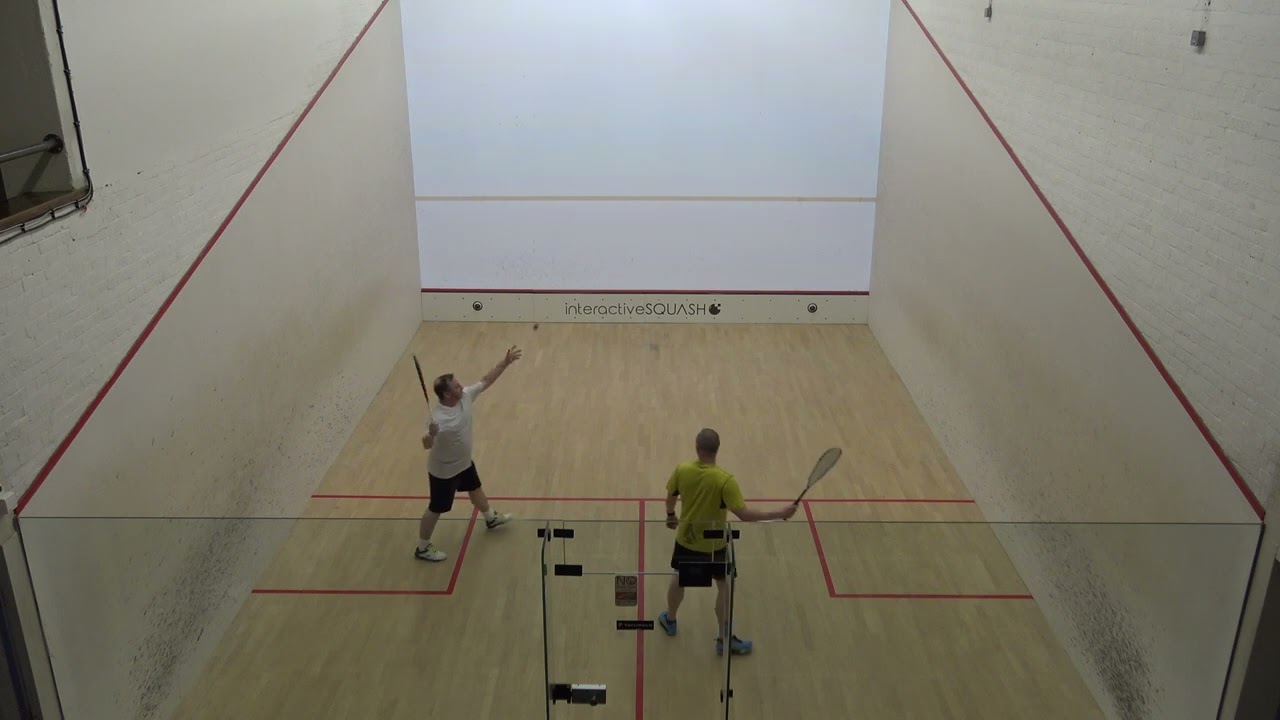 EATSC squash championships C final Mike  v Thomas game 1