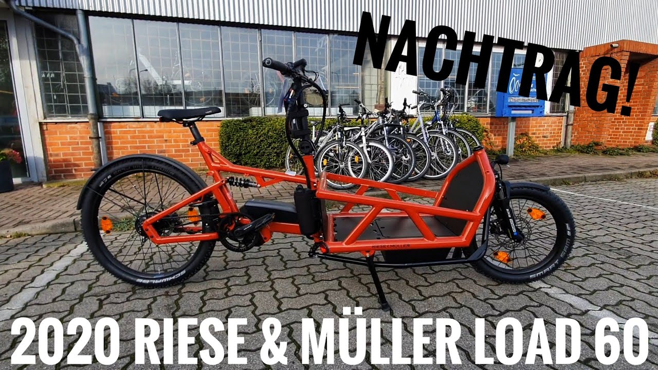 2020 Riese & Müller Load 60 - Was ist neu? Ergänzung zum Lastenrad Test vom 15.11.