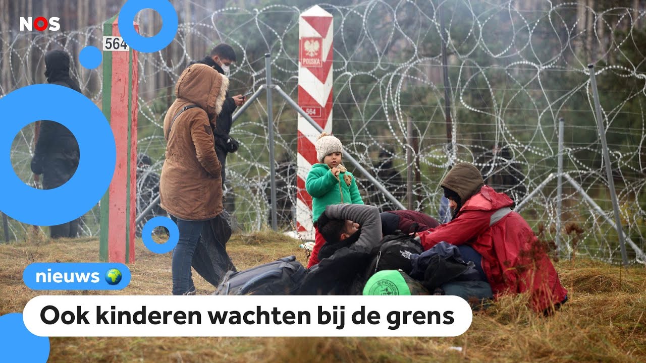 Duizenden vluchtelingen vast in de bossen bij Polen