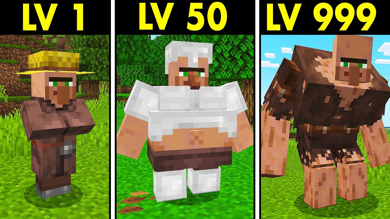 MINECRAFT NAJTRUDNIEJSZE EKSPERYMENTY NA VILLAGERACH