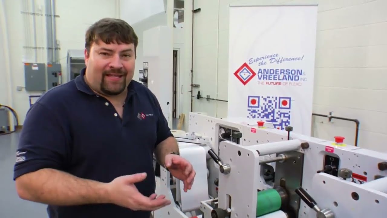How-To 4-Color Process Fingerprint Run on a Mark Andy 2200