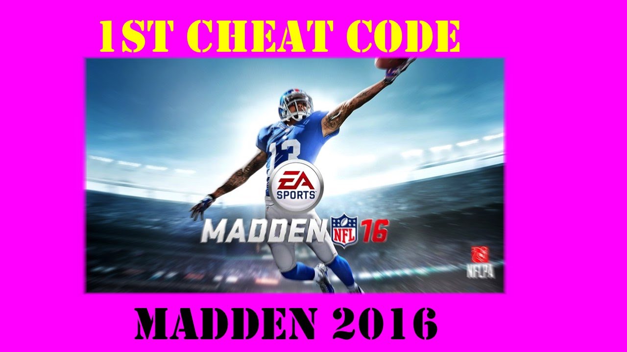 Madden 16 First Cheat Code!