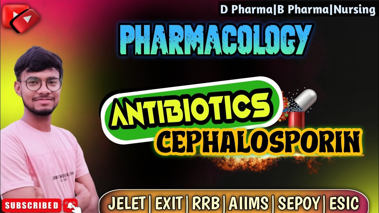 🔴Cephalosporin Antibiotic complete pharmacology||Classification with Tricks #pharmacy