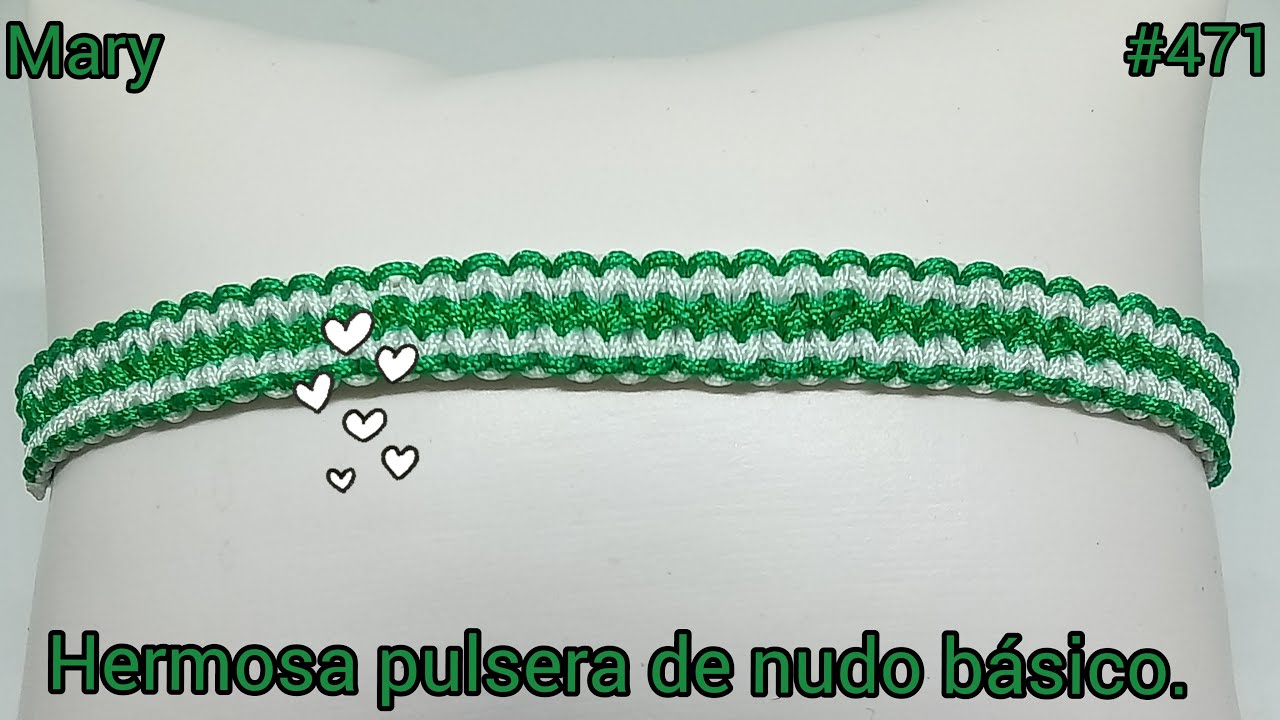 COMO HACER UNA PULSERA DOBLE (( PASO A PASO ))