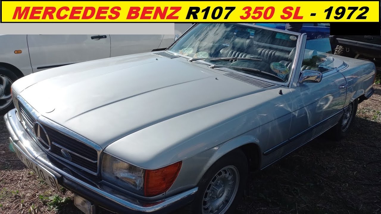 Mercedes R107 350 SL año 1972. Historia del SL.