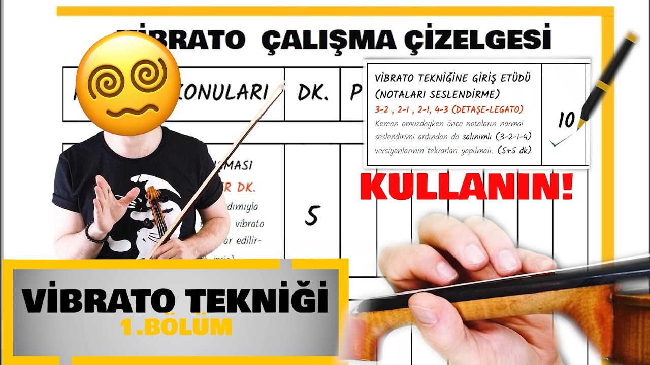Kemanda Vibrato Nasıl Yapılır? | Egzersizler | Çalışma Çizelgeleri (1. BÖLÜM)