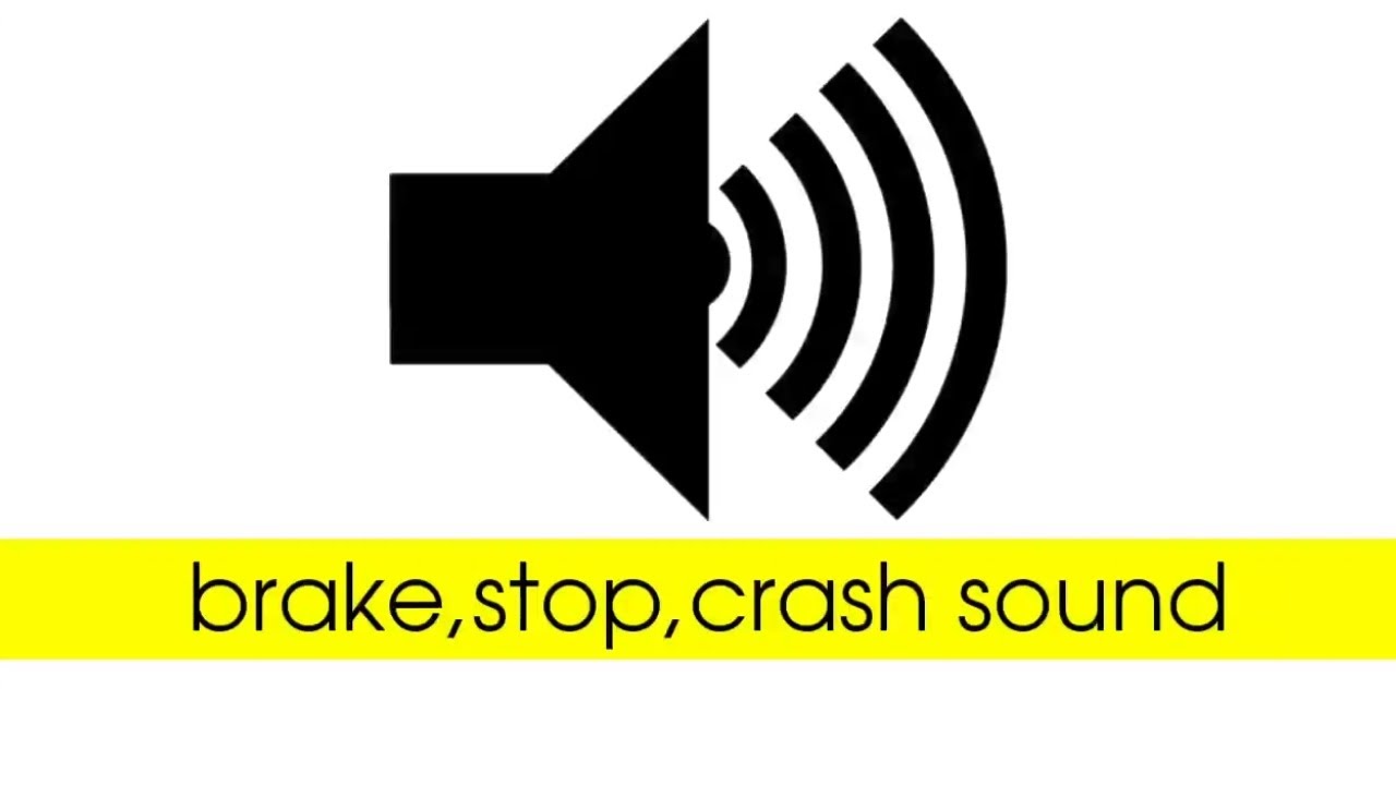 Brake,Stop,Crash Cartoon Sound (meme) - Sound effect