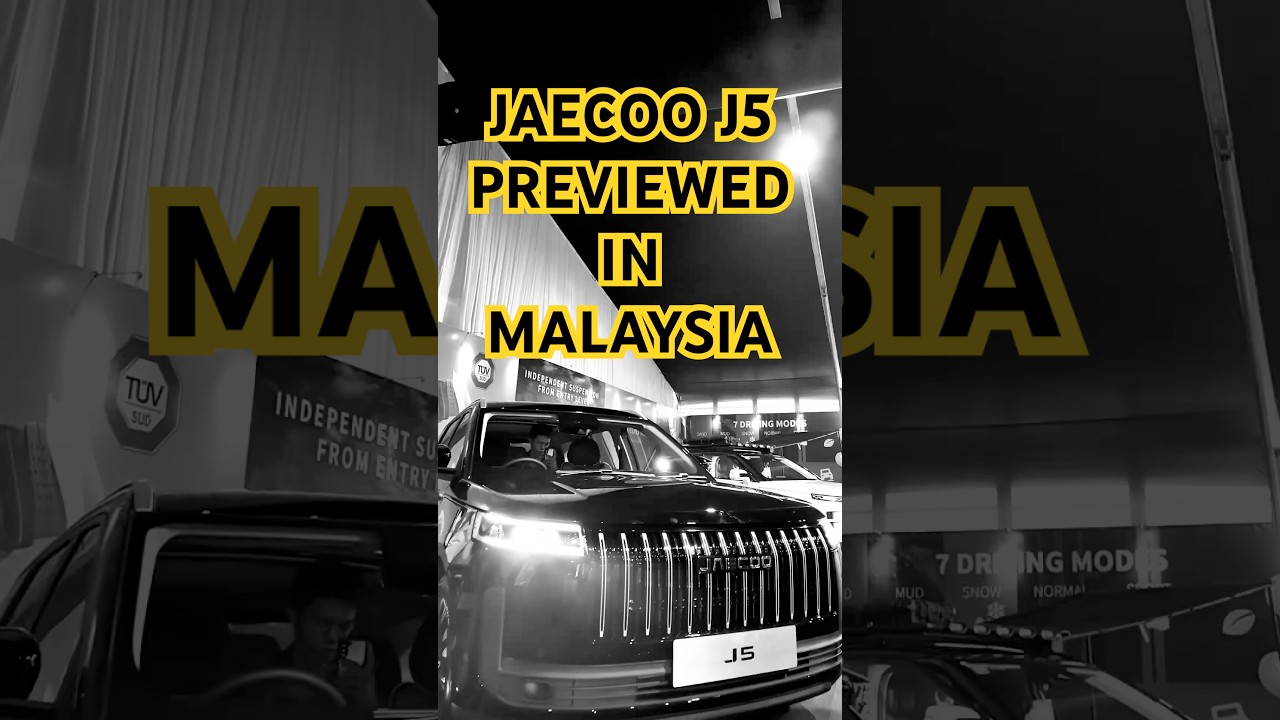 #Jaecoo J5 Previewed in #Malaysia