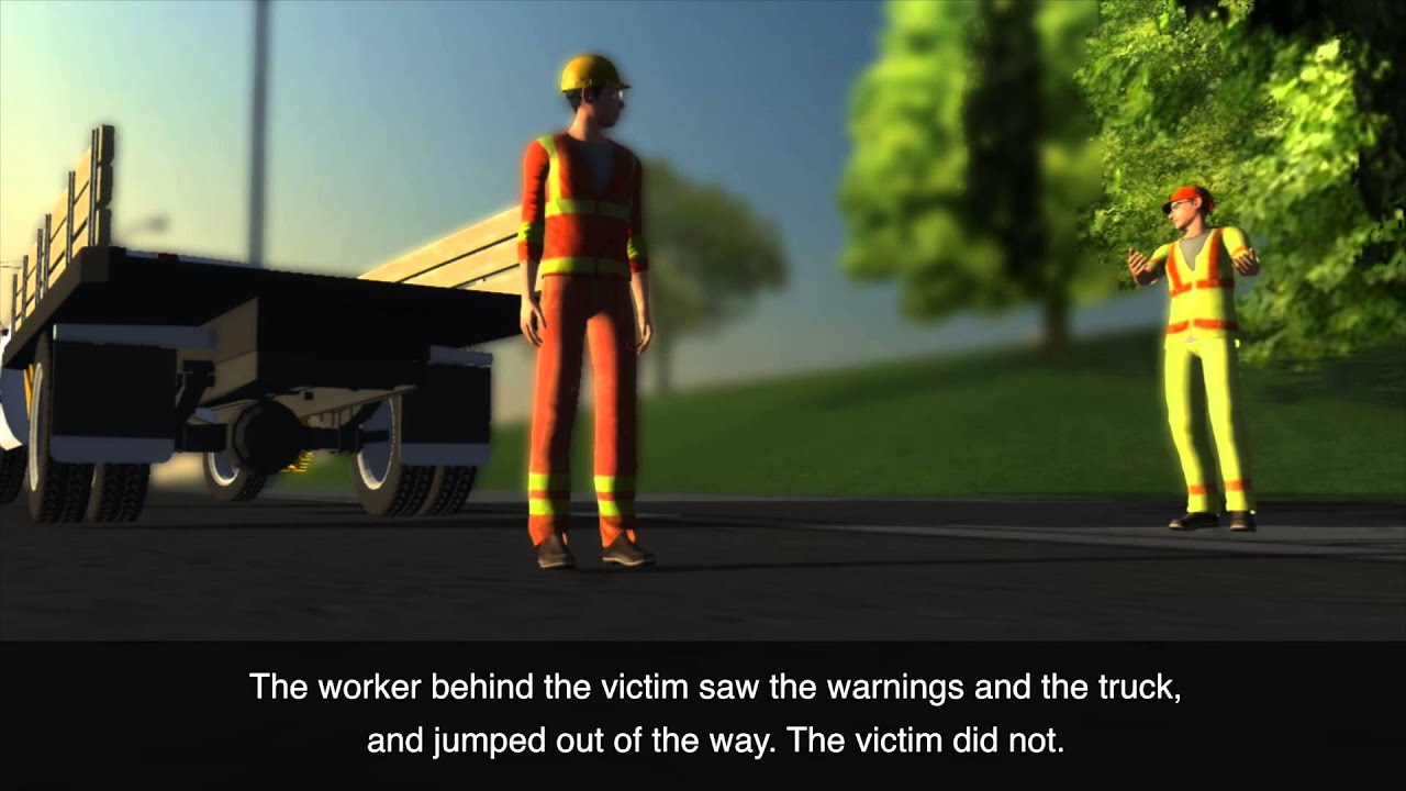 Avoiding Fatalities   Run Over by a Flat Bed Dump Truck