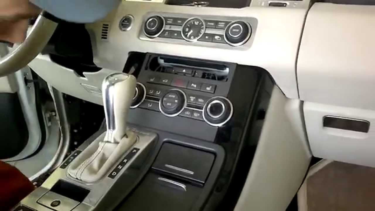 Range Rover Sport autobiography  снятие консоли