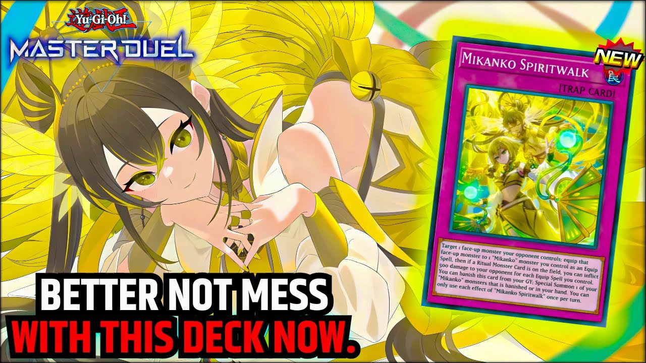 😧😈 BETTER NOT MESS WITH THIS DECK NOW.😈😧 - NEW MIKANKO DECK PROFILE [YU-GI-OH! MASTER DUEL]