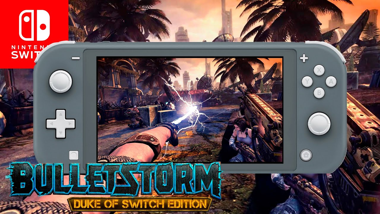 Bulletstorm: Duke of Switch Edition Nintendo Switch Lite Gameplay