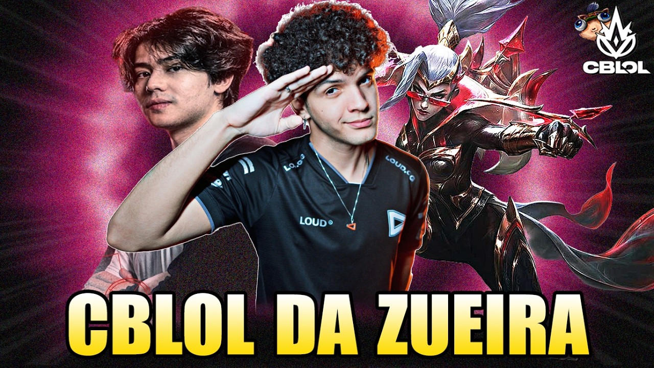 O CAVALO DE TR&Oacute;IA em LOUD x PAIN - CBLOL DA ZUEIRA