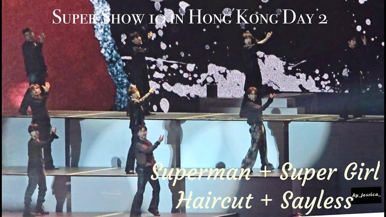 060925 Super Junior Super Show 10 in Hong Kong day 2 - Superman, Super Girl, Haircut, Sayless
