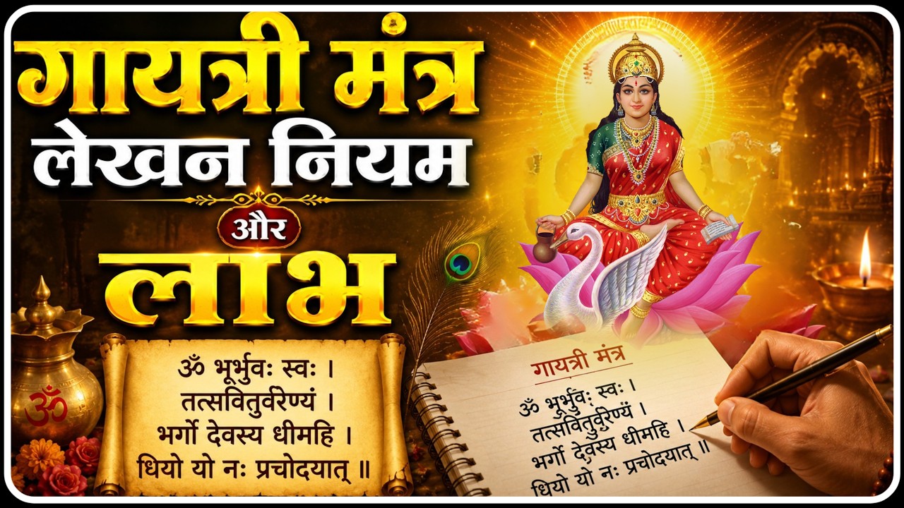 Rules and benefits of writing the Gayatri Mantra. Mantra Writing, Gayatri Mantra Writing Method. Dev Pariwar