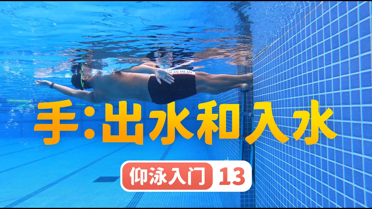 【仰泳入门】13.划手的出水、空中移臂和入水｜梦觉教游泳