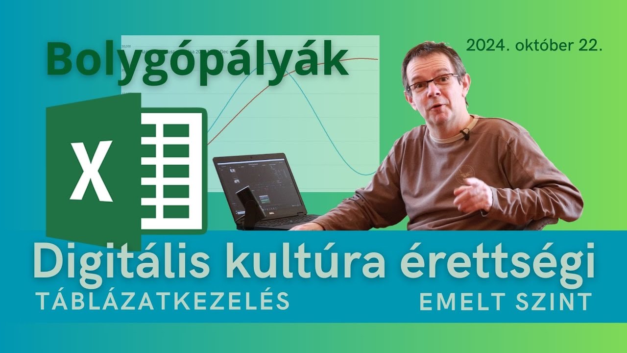 Táblázatkezelés - Digitális kultúra emelt szint - Bolygópályák (2024.10.22.)