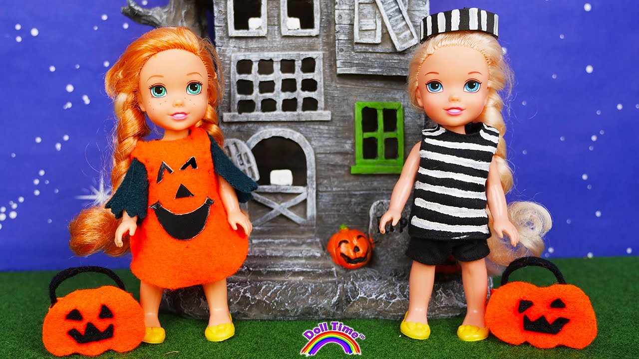 Halloween Party!! Elsie and Annie Halloween costumes Trick or Treat