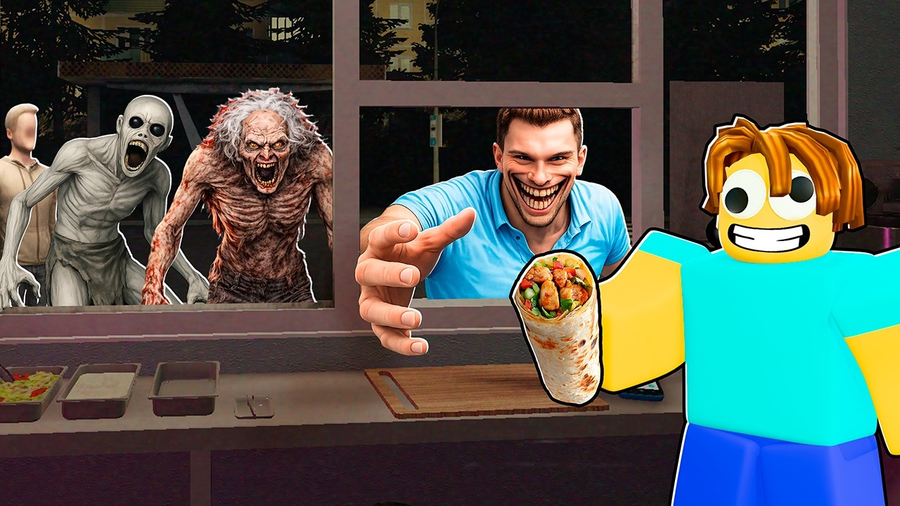 I SERVED ANOMALIES in Scary Shawarma Kiosk..