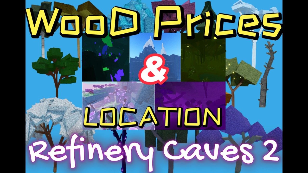 Wood Prices and Locations | Refinery Caves 2