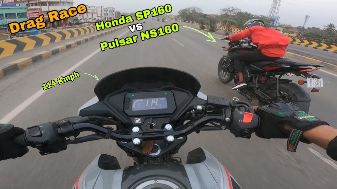 Honda SP 160 Vs Pulsar NS160 Drag Race | 2024 | Angry Uncle 😆