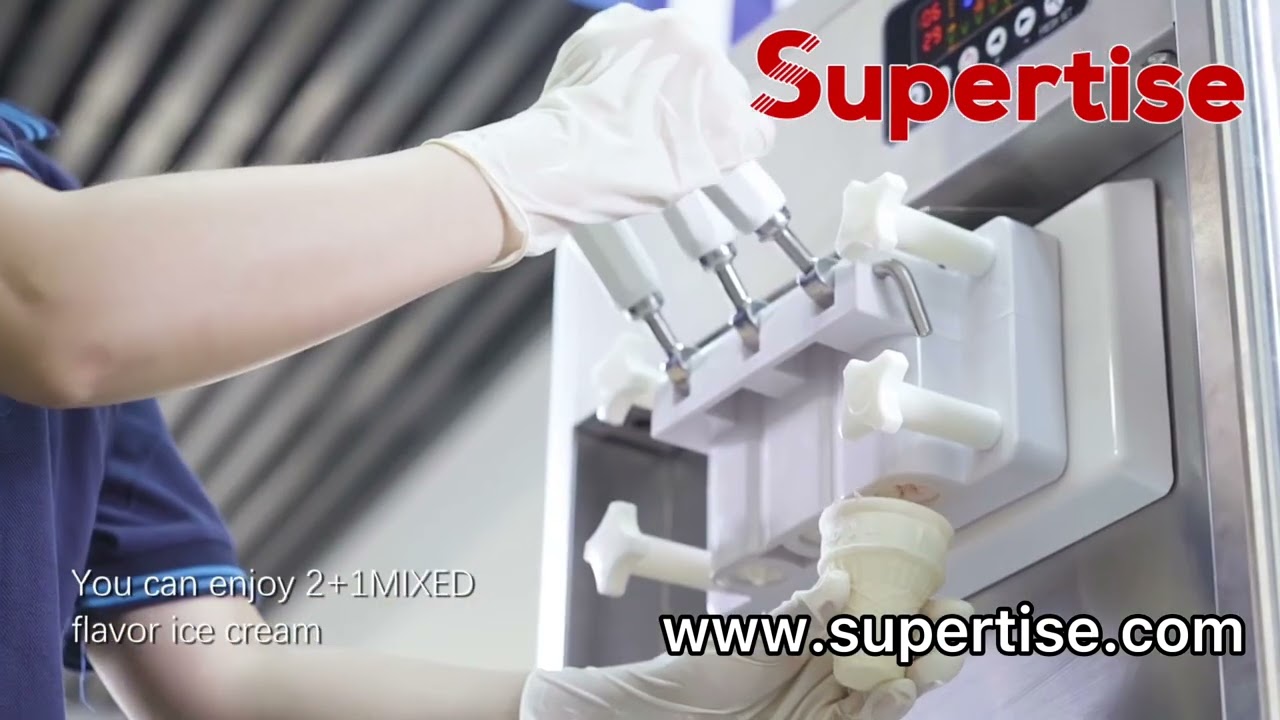 Supertise Soft Ice Cream Machine. China ice cream machine factory.