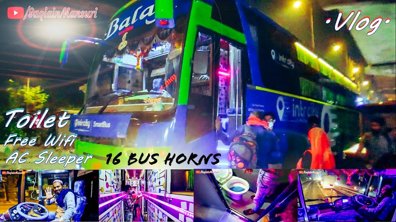 Balaji Travels The IntrCity Smart Bus 😎|| AC Sleeper With Toilet || Mumbai To Ahmedabad || 🔥Vlog