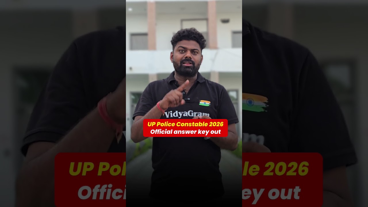UP Police Constable 2026 Official Answer Key Out #uppoliceconstable2026 #answerkeyout