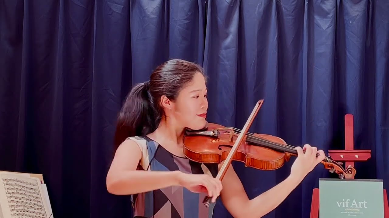 J. S. Bach: Sonata No. 1 for solo violin in G minor: IV. Presto (full ver.)