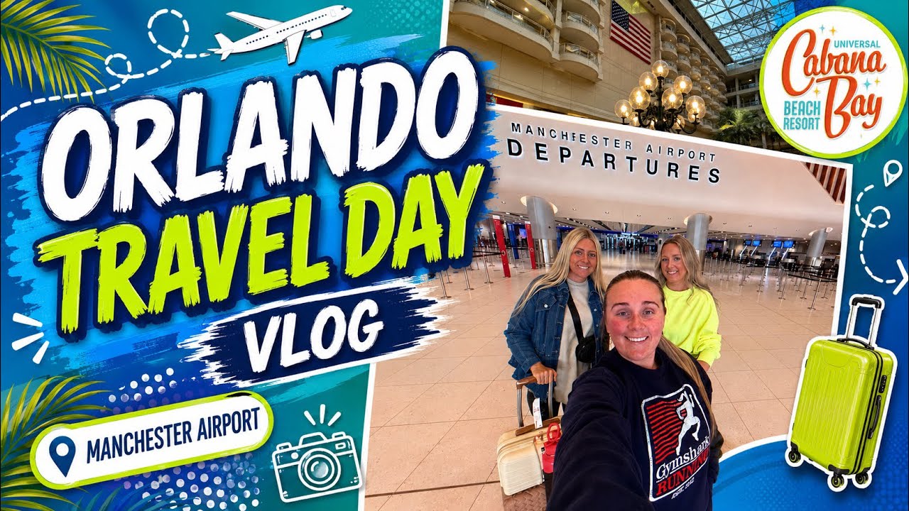 📍 FLY TO ORLANDO WITH US! | Virgin Atlantic  ✈️ Orlando Florida Travel Day 🇺🇸