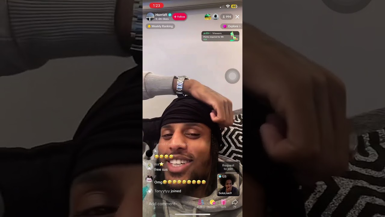 Horrid1 beefing Mali verbalist on live
