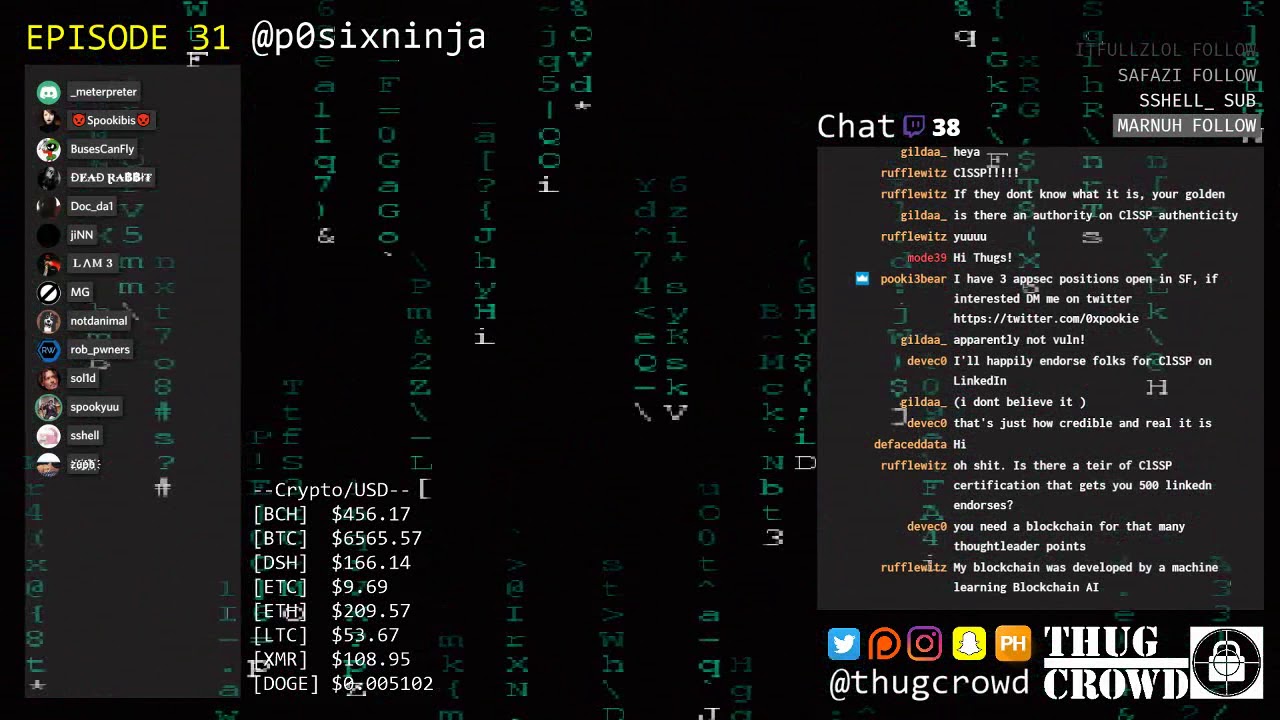 ThugCrowd 031 p0sixninja