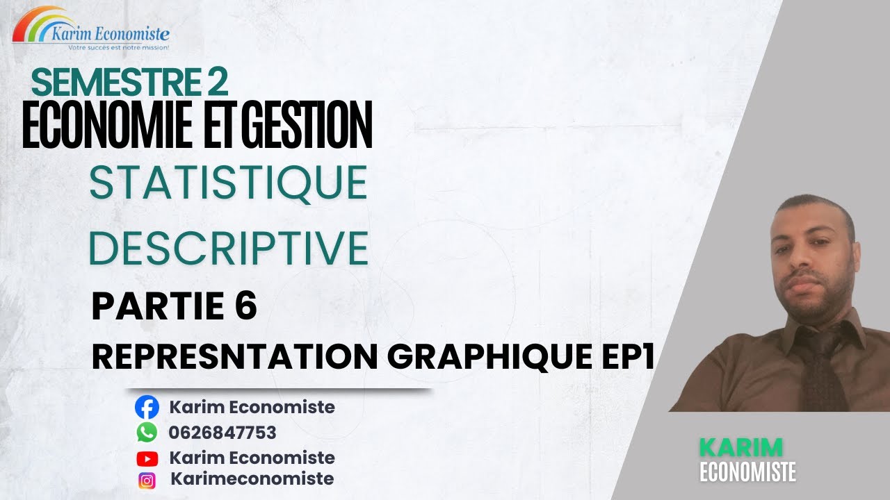 Statistiques descriptive S2 Partie 6 Représentation graphique EP1