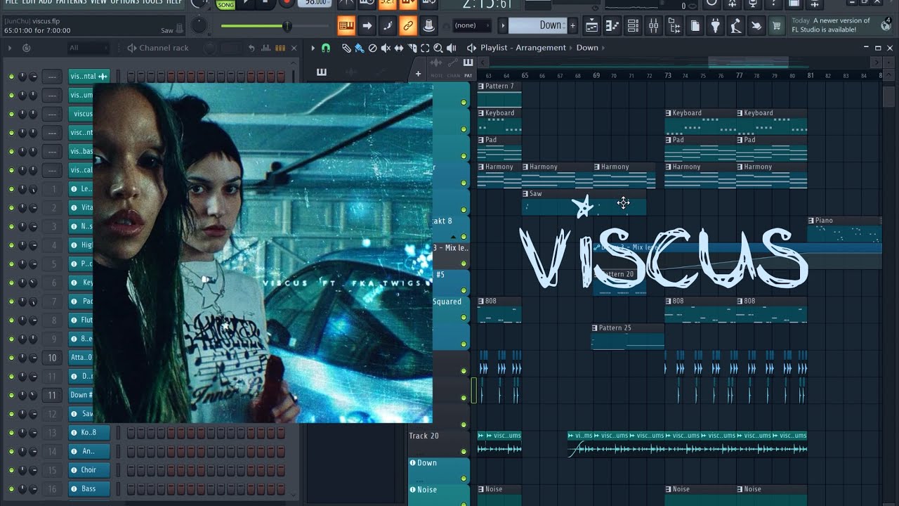How to remake viscus by Oklou, FKA twigs (FLP)