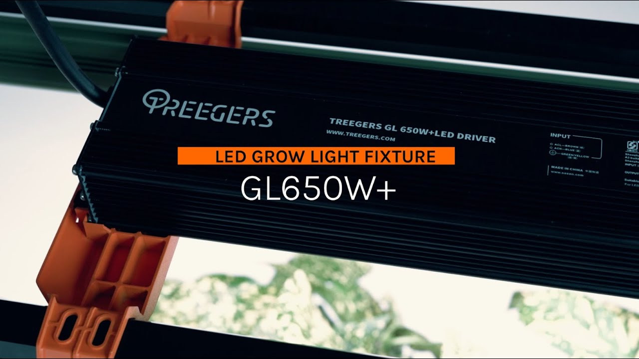 Treegers GL650W+ LED Grow Light Fixture