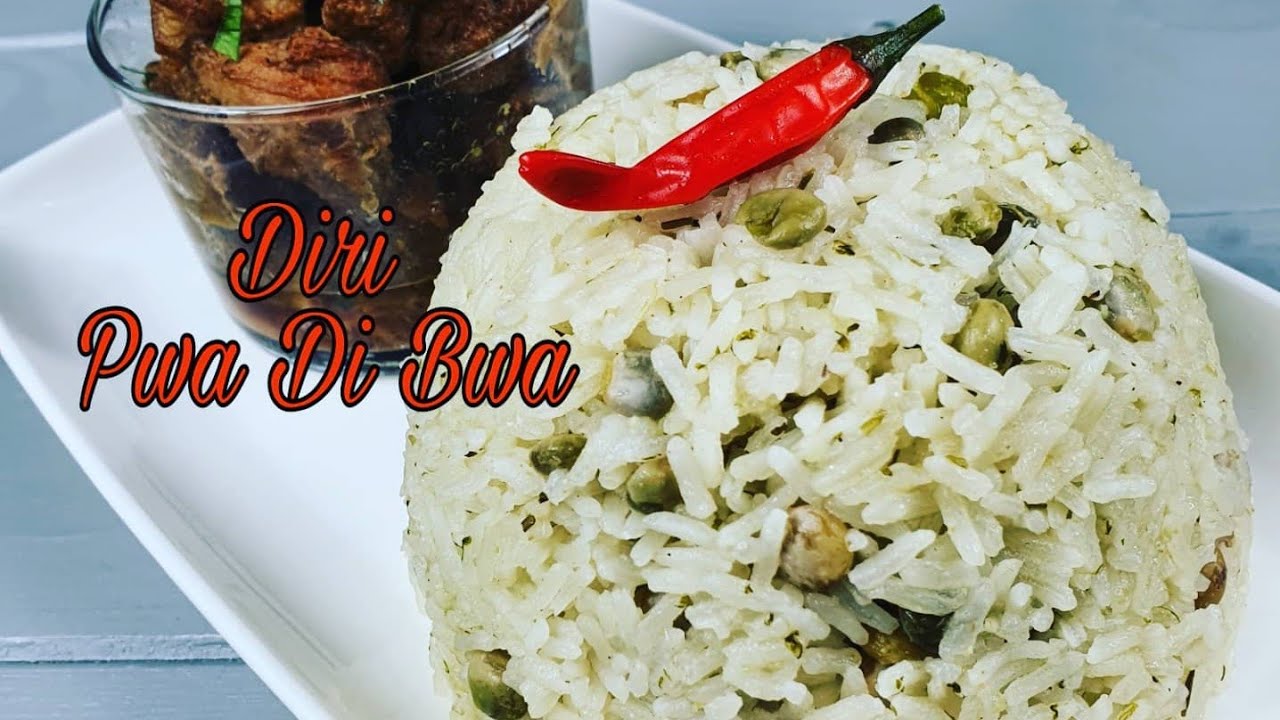 #124 Recette de Riz Pois d'Angole pour Noël, Diri Pwa Di Bwa.