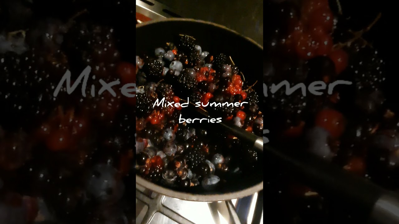 Home made berry jam. Cooking jam. making superb summer berries jam #jam #berries