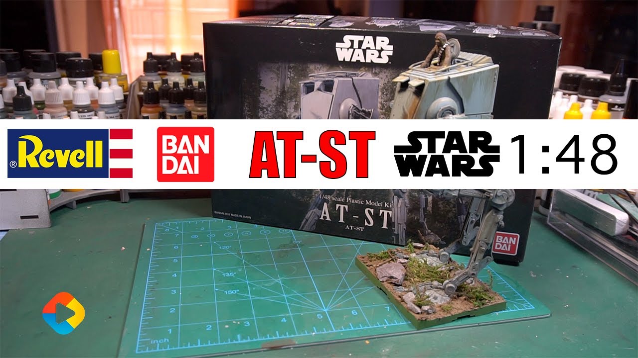 MAQUETA REVELL BANDAI - Star Wars AT-ST | ESCALA 1:48 | EN ESPAÑOL - DonGregorioYJack