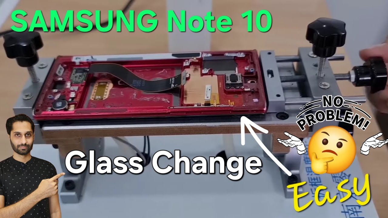 Note 10 glass replacement. New Technology. #zorbaEpisode19