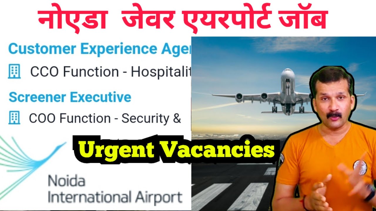 Noida Airport Jobs | #flyairacademy #flyair #jewarairport #jewarinternationalairport #noidaairport